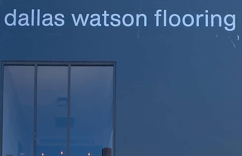 Dallas Watson Flooring company storefront exterior.