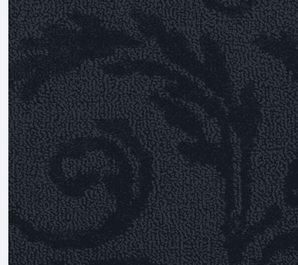 Intricate black and gray textured flooring with elegant swirl pattern, perfect for stylish residential or commercial spaces.