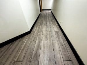 Commercial tile install